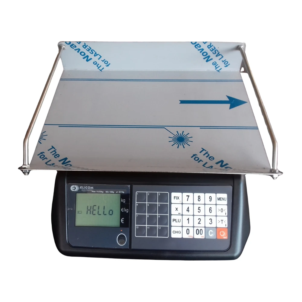 Ηλεκτρονικός Ζυγός Elicom 30Kgr με μεγάλο τάσι