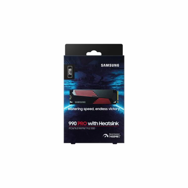 Samsung SSD 990 Pro 2TB M.2 NVMe w/Heatsink (MZ-V9P2T0CW) (SAMMZ-V9P2T0CW) - SCAX