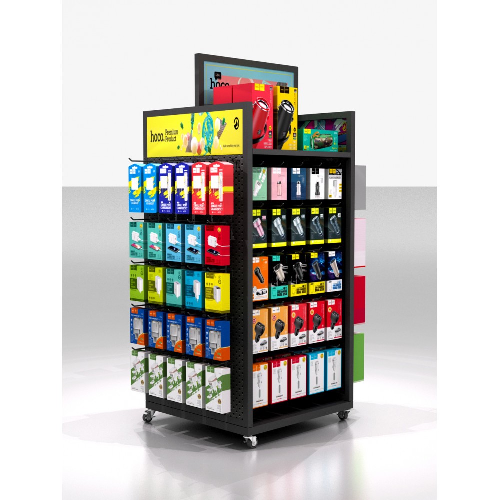 Stand Hoco Επιδαπέδιο HN11 Τετραπλή Προβολή Σιδερένιο