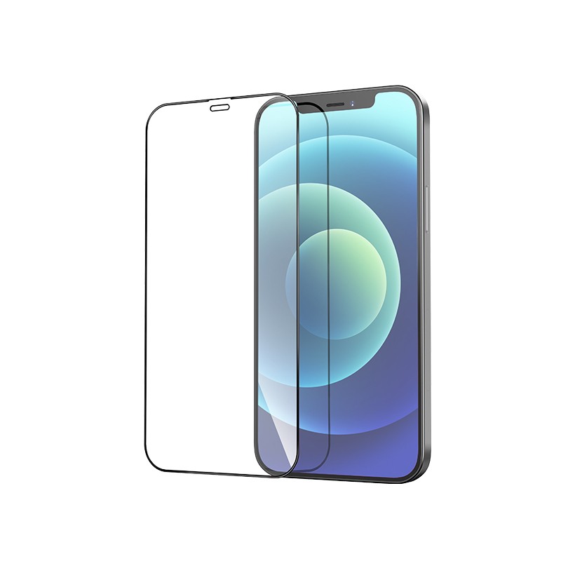 Tempered Glass Hoco A27 Anti-Static Dustproof 0.33mm 2.5D για Apple iPhone 12 mini Μαύρο