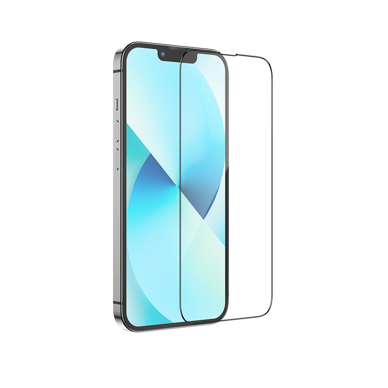 Tempered Glass Hoco A27 Anti-Static Dustproof 0.33mm 2.5D για Apple iPhone 13 mini Μαύρο