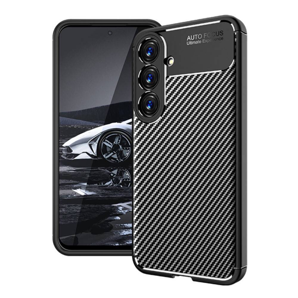 Θήκη Ancus AutoFocus Carbon Fiber για Samsung SM-S926B Galaxy S24+ 5G Μαύρη