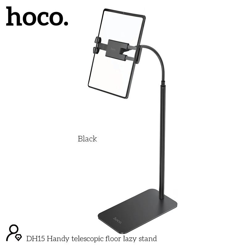 Επιδαπέδια Τηλεσκοπική Βάση Hoco DH15 Handy 59-11cm για Συσκευές 5-12.9 Ιντσών