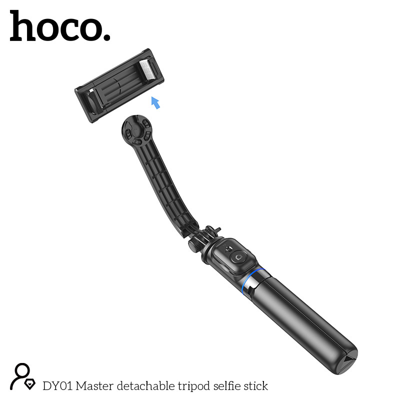 Βάση Στήριξης και Selfie Stick Hoco DY01 Master 360° με Τηλεχειρισμό Συμβατό με GoPro