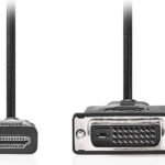 Nedis Cable DVI-D male - HDMI male 2m Μαύρο