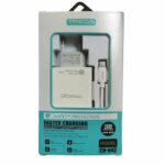 Treqa Φορτιστής με Θύρα USB-A και Θύρα USB-C και Καλώδιο USB-C 20W Power Delivery Λευκός (CH-643)