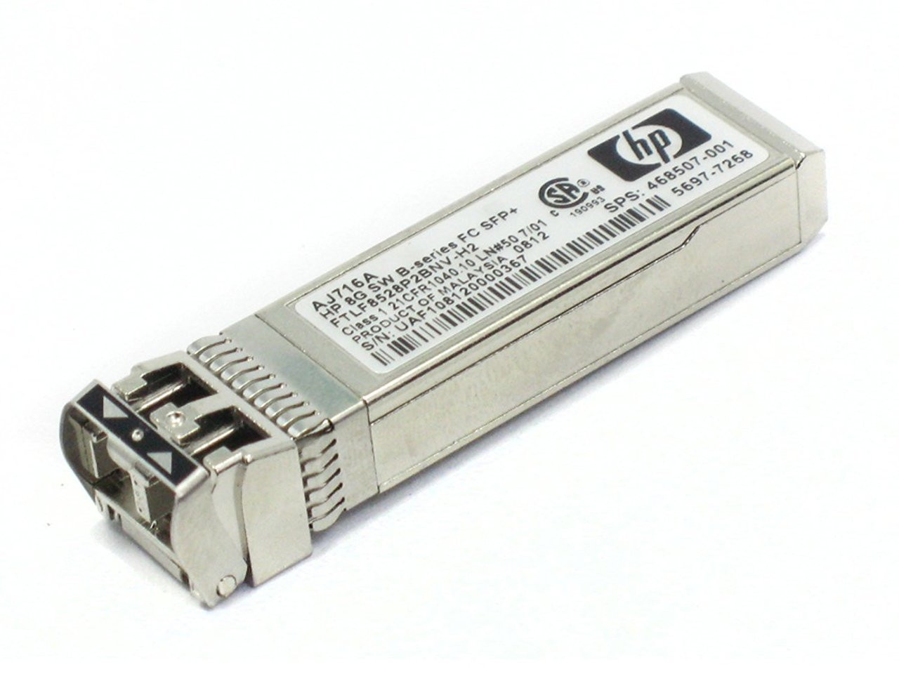 6.008.859-HP-8Gb-SW-B-Series-FC-SFP-Transceiver-468507-001