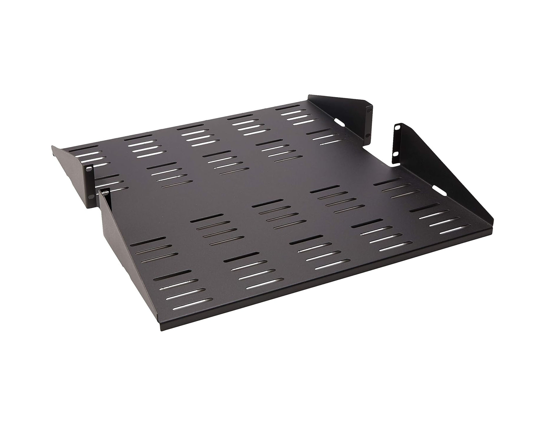0.503.121_RACK-MOUNT-SHELF-RACKSOLUTIONS-2U-19-BLACK-NEW