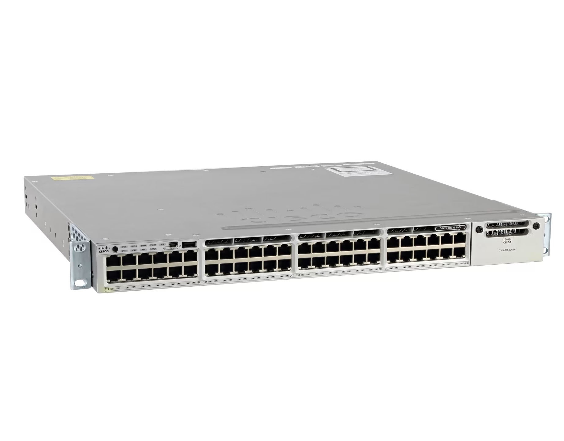 0.074.438_SWITCH-ETH-48P-1GBE-CISCO-3850-1X715W-PSU-IP-BASE-POE