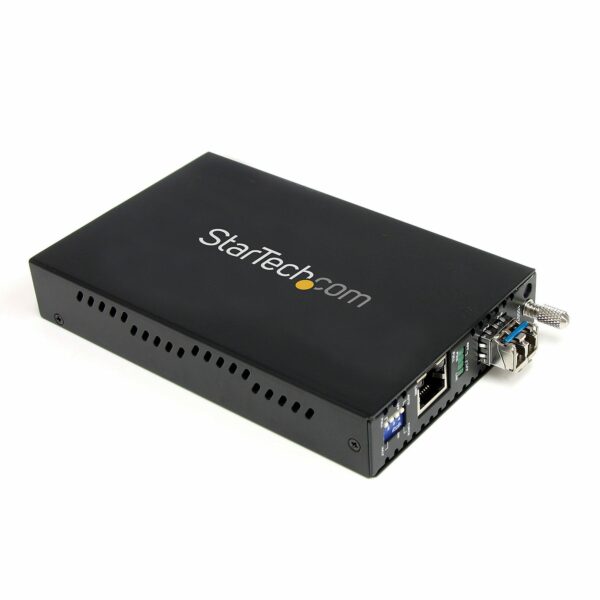 STARTECH GIGABIT SINGLE-MODE LC FIBER MEDIA CONVERTER NEW Refurbished