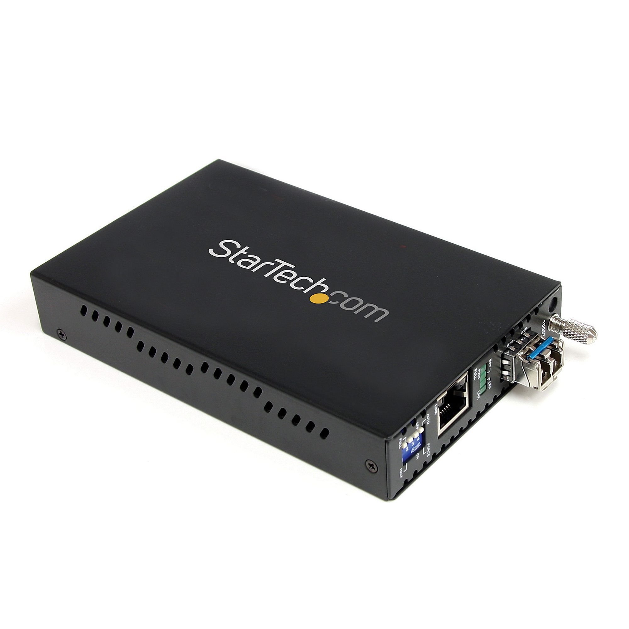 STARTECH GIGABIT SINGLE-MODE LC FIBER MEDIA CONVERTER NEW Refurbished