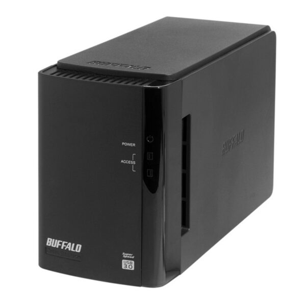 EXTERNAL HDD BUFFALO 2x2TB USB-3.0 W/PSU Refurbished