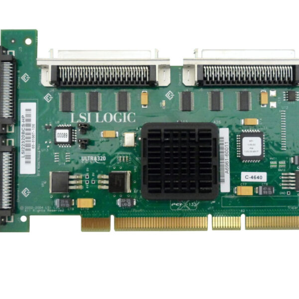 LSI LOGIC HP DUAL CHANNEL PCI-X ULTRA320 SCSI CARD Refurbished