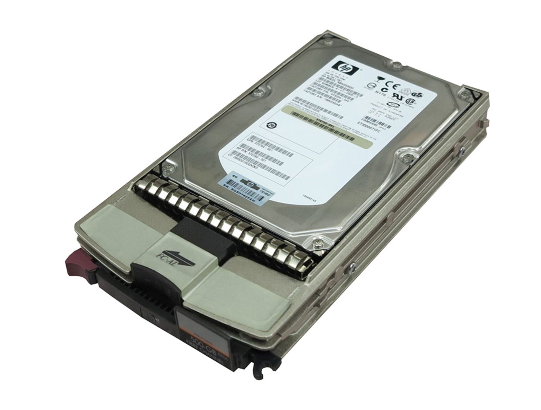 STORAGE HDD FC 500GB HP 2GB 7.2K 3.5" 371142-001 W/TRAY Refurbished STORAGE HDD FC 500GB HP 2GB 7.2K 3.5" 371142-001 W/TRAY Refurbished