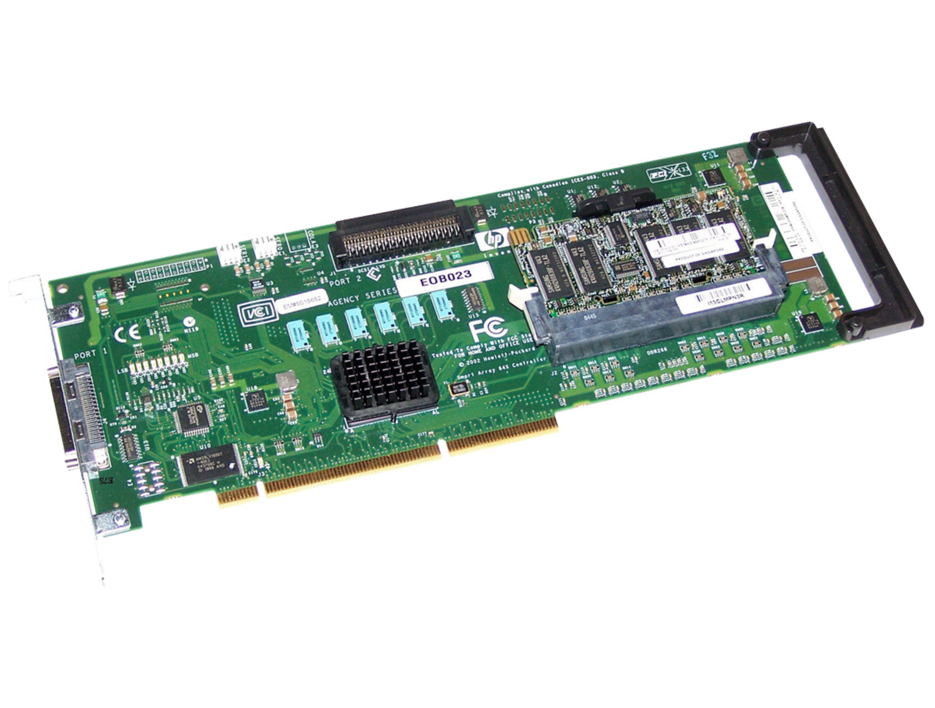RAID CONTROLLER HP-CPQ SMART ARRAY 642 64MB/2CH/U320 PCI-X Refurbished