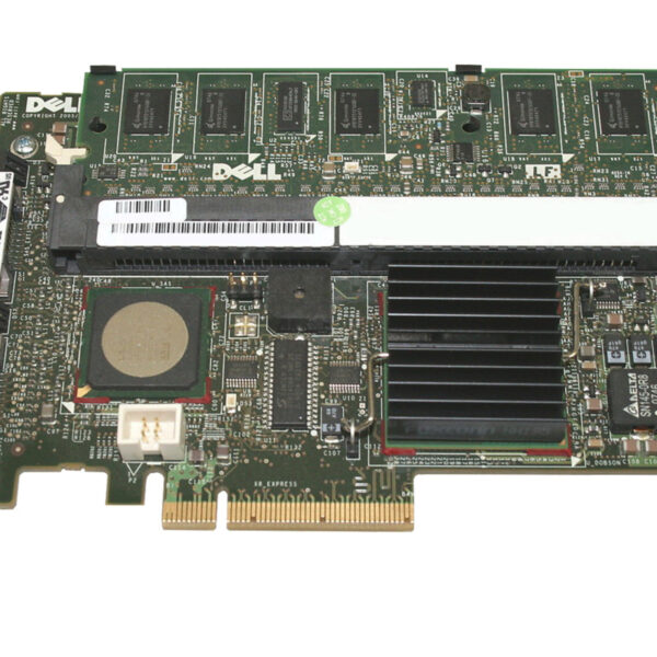 RAID CONTROLLER DELL PERC 5E 256MB/TBBU/PCI-E/3GB/2CHx4 EXT Refurbished