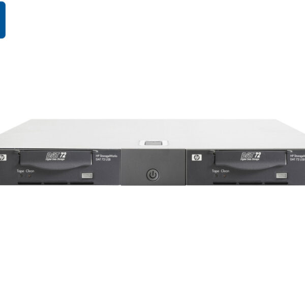 TAPE DRIVE ENC 1U HP STORAGEWORKS WITH 2x DAT 72GB USB Refurbished