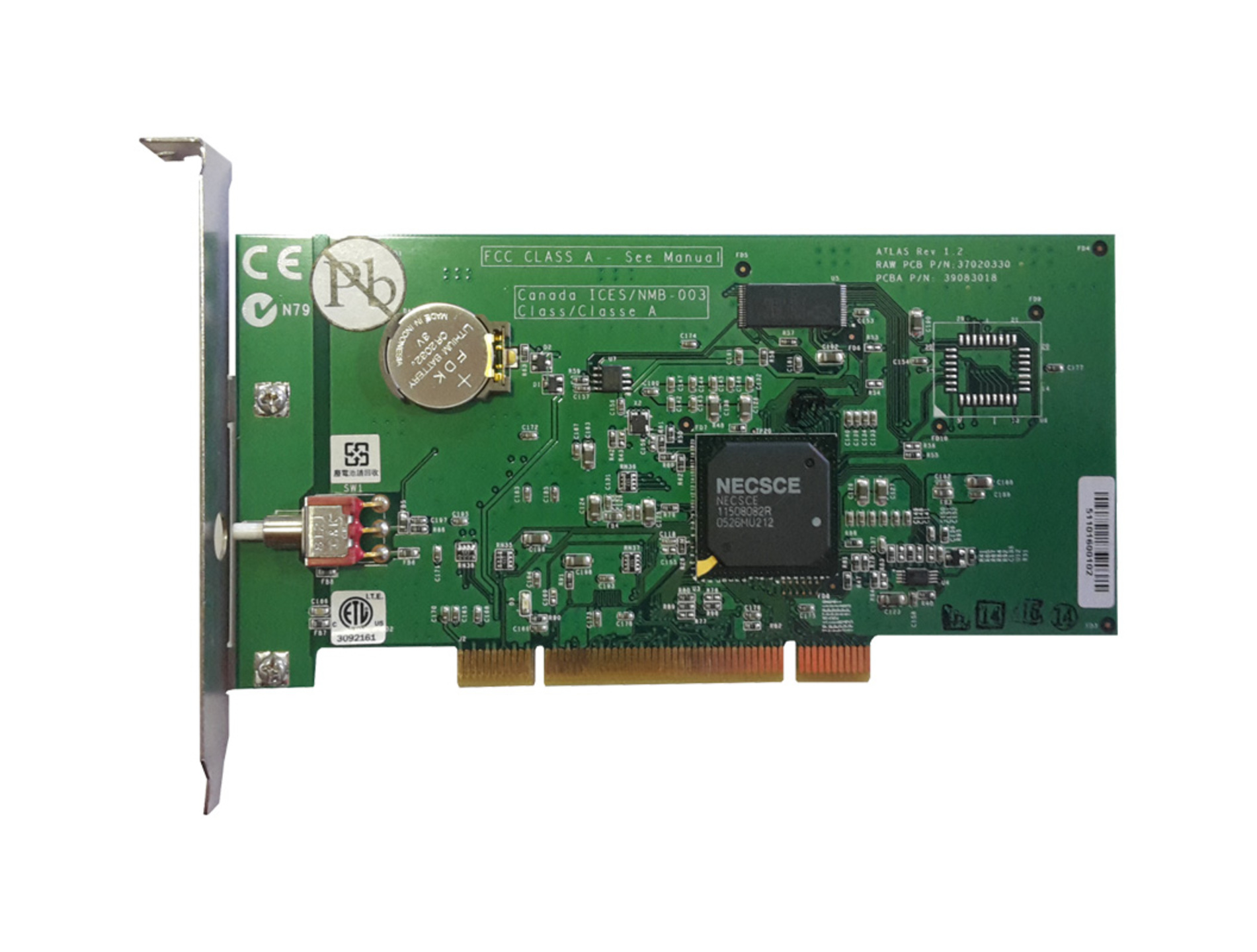 IBM NVRAM ROHS ADAPTER PCI -38R4173- Refurbished