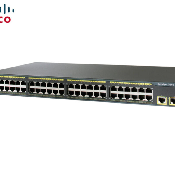 SWITCH ETH 48P 100MB 2x1GBE PORTS CISCO CATALYST 2960 Refurbished