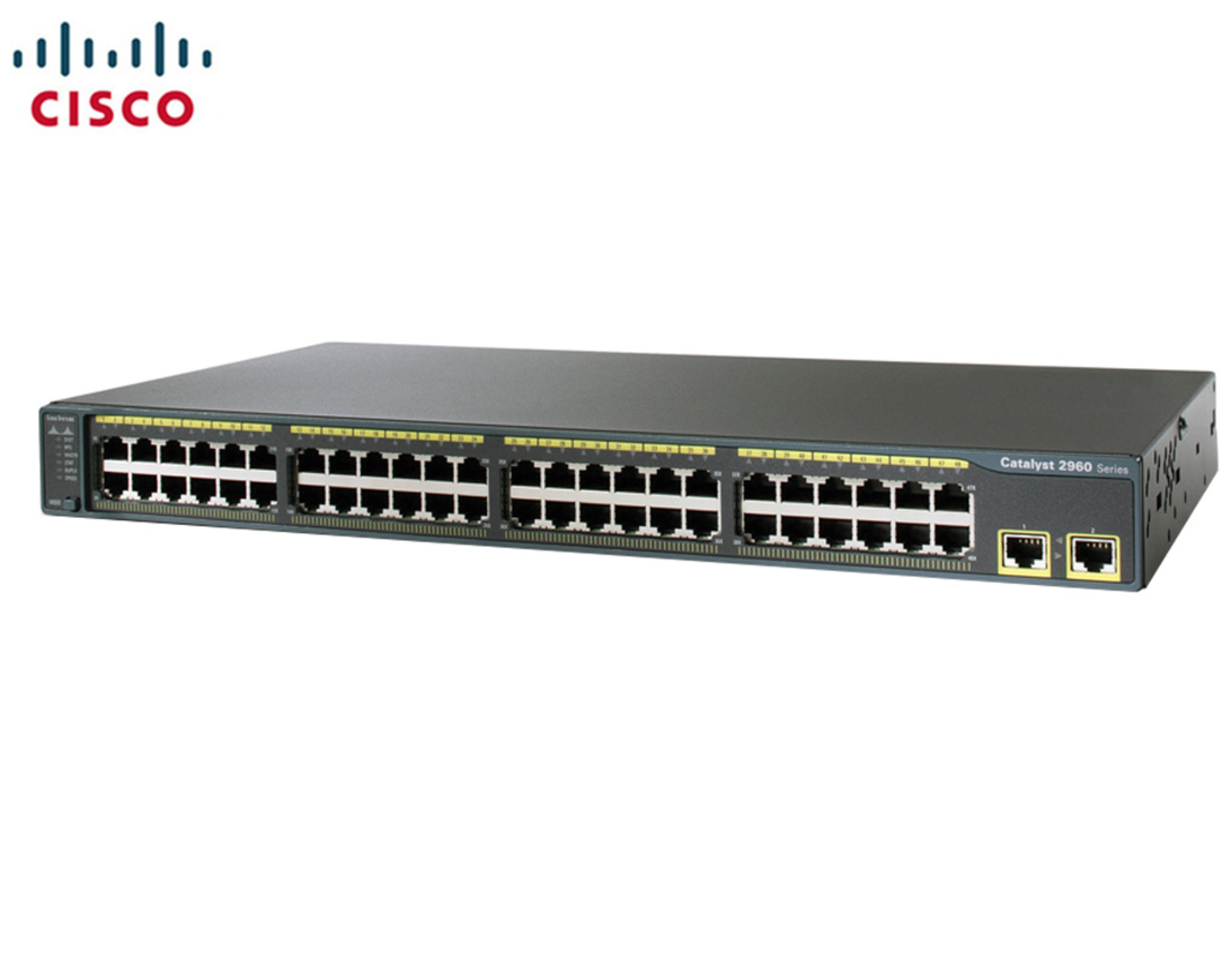 SWITCH ETH 48P 100MB 2x1GBE PORTS CISCO CATALYST 2960 Refurbished