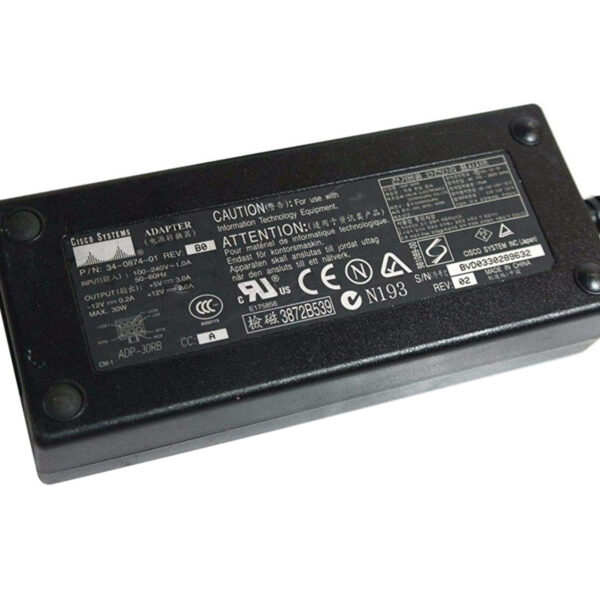 AC ADAPTER CISCO 1700 1720 1721 5V/3A 12V/2A 30W Refurbished