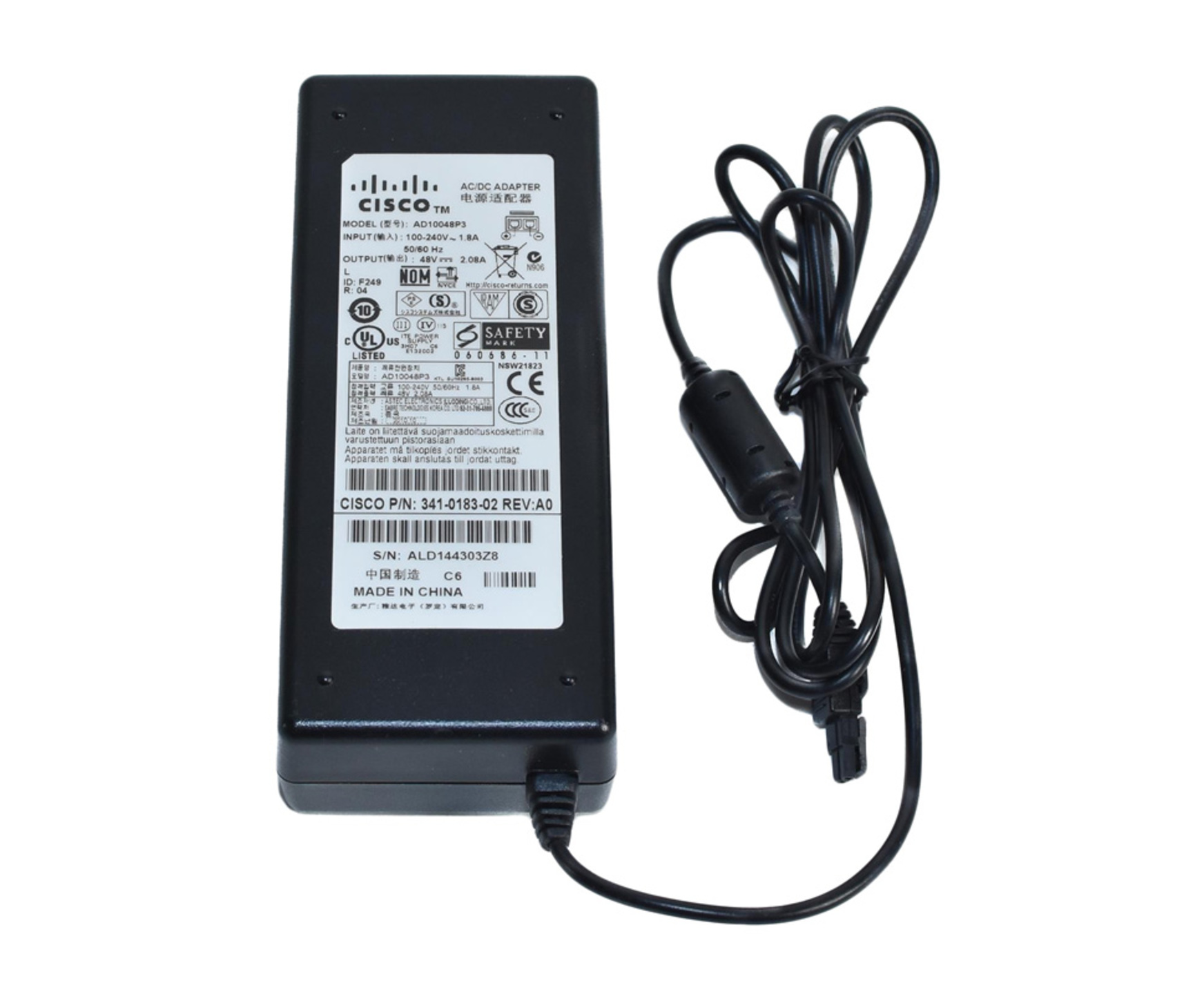 AC ADAPTER CISCO ASA 5505 48V/2.08A Refurbished