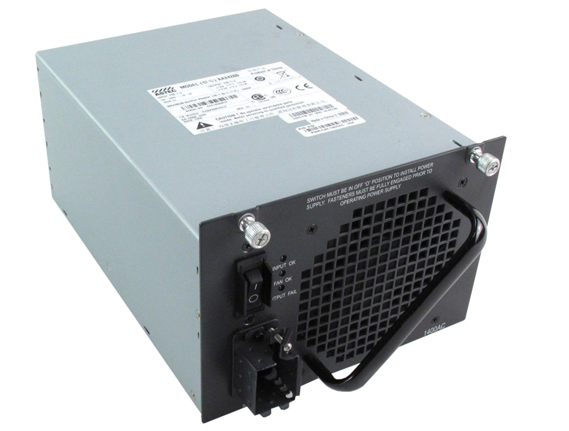 POWER SUPPLY NET CISCO CATALYST 4500 PWR-C45-1400AC Refurbished