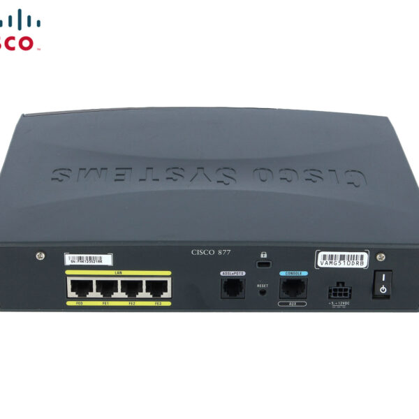 ROUTER CISCO 877-K9 ADSL over POTS (ADSL2/ADSL2+ Annex A) Refurbished