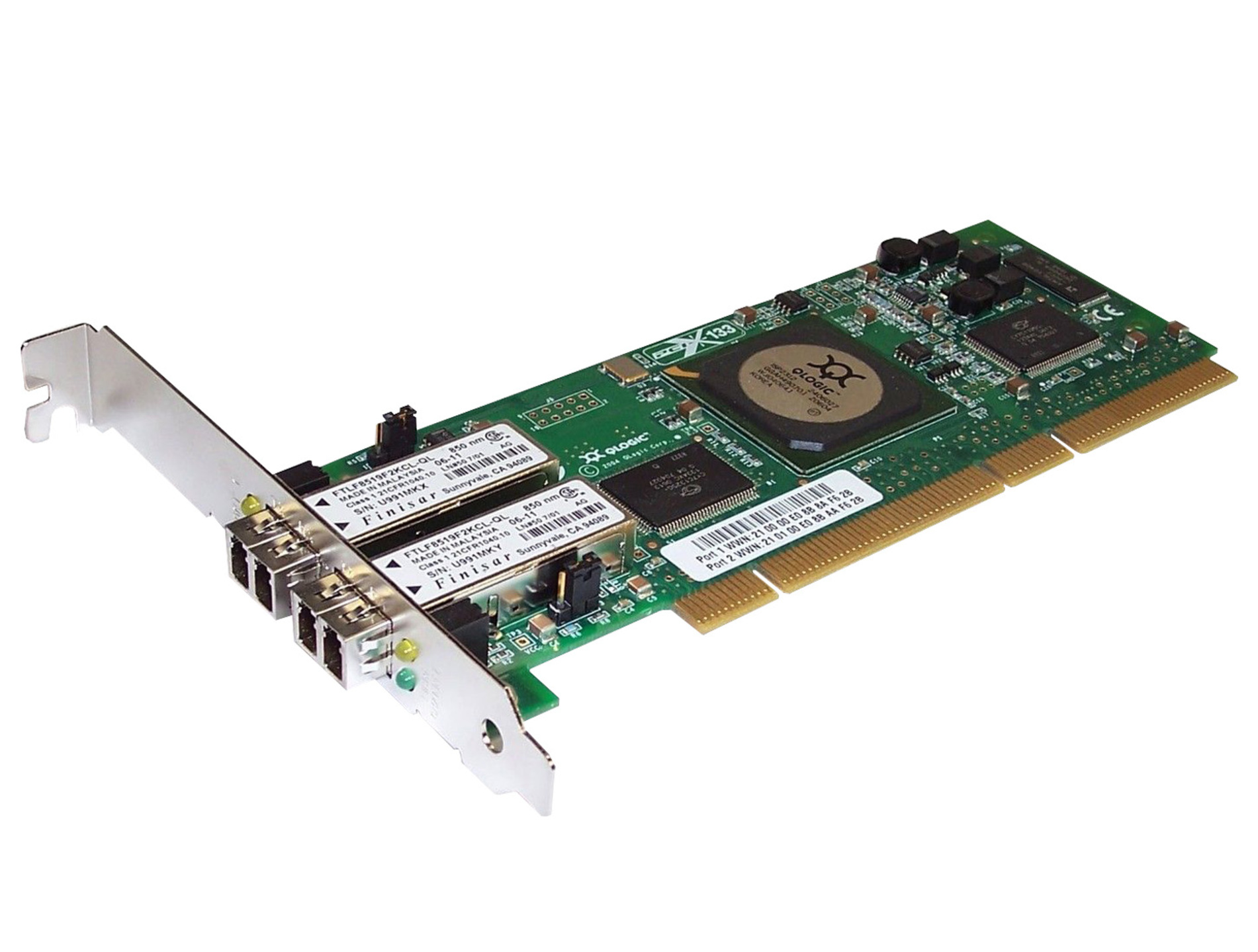 FIBER QLOGIC QLA2342 2GB/133MHZ PCI-X Refurbished