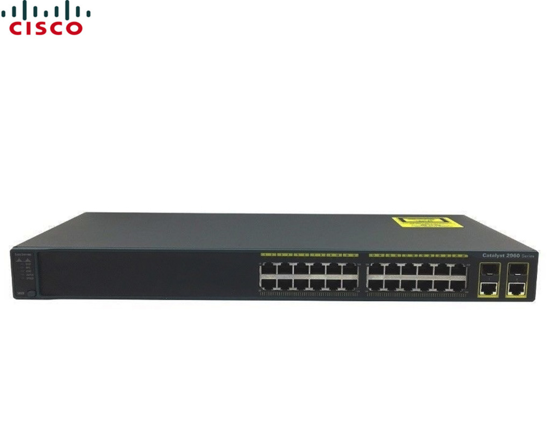 SWITCH ETH 24P 100MB RJ45 & 2x1GB SFP CISCO C2960 Refurbished