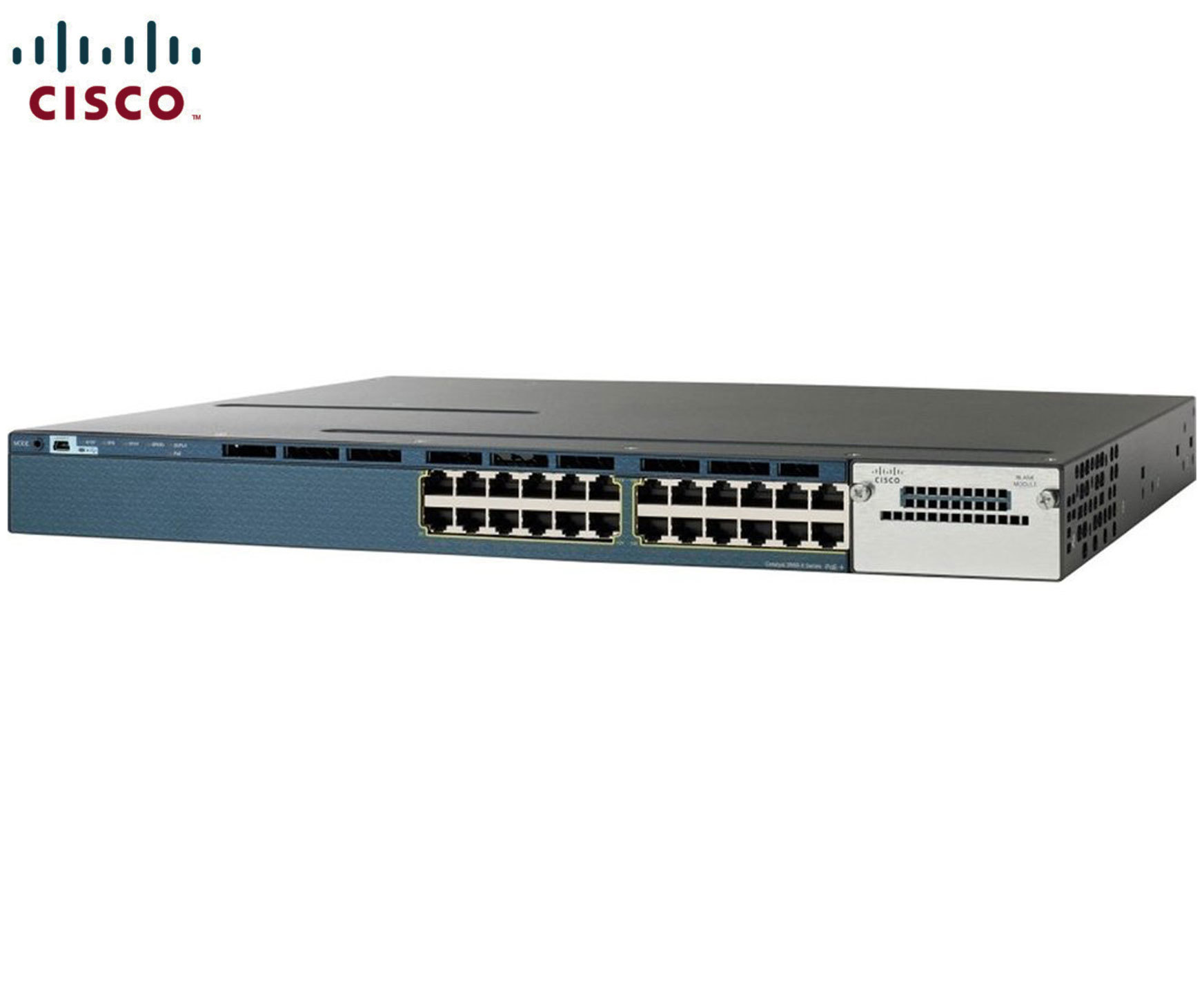 SWITCH ETH 24P 1GBE CISCO C3560X POE 2xPSU 2xFAN Refurbished