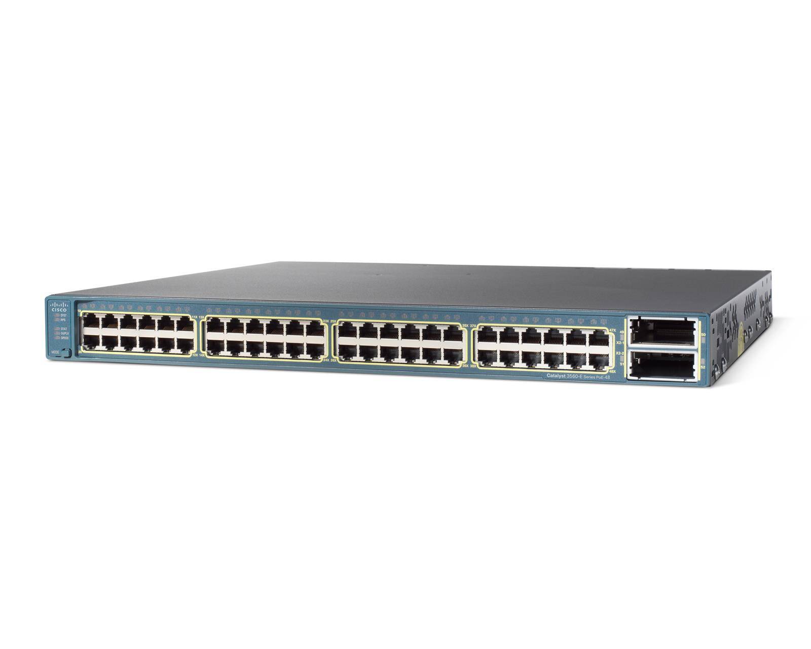 SWITCH ETH 48P 1GB & 2x10GB X2 PORTS CISCO 3560E Refurbished