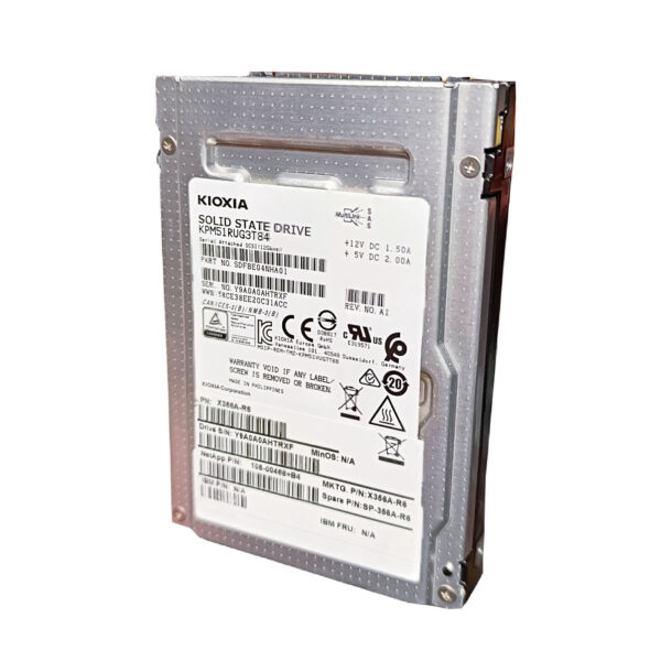 SSD SRV 3.84TB 2.5'' TOSHIBA SAS 12G KPM51RUG3T84 Refurbished
