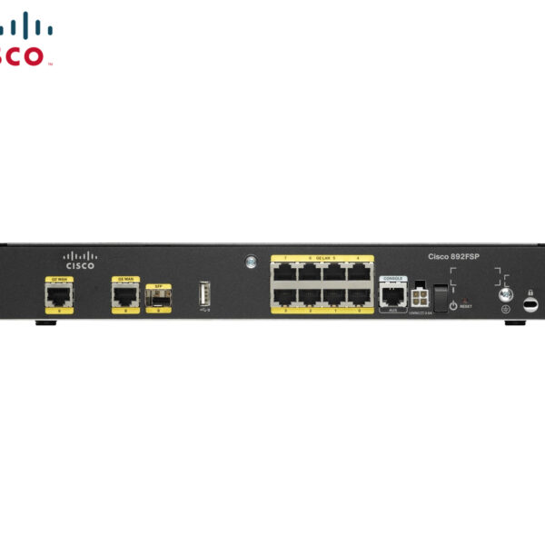 ROUTER CISCO 892SFP-K9 1GE AND 1 GE/SFP HIGH PERF SECURITY Refurbished