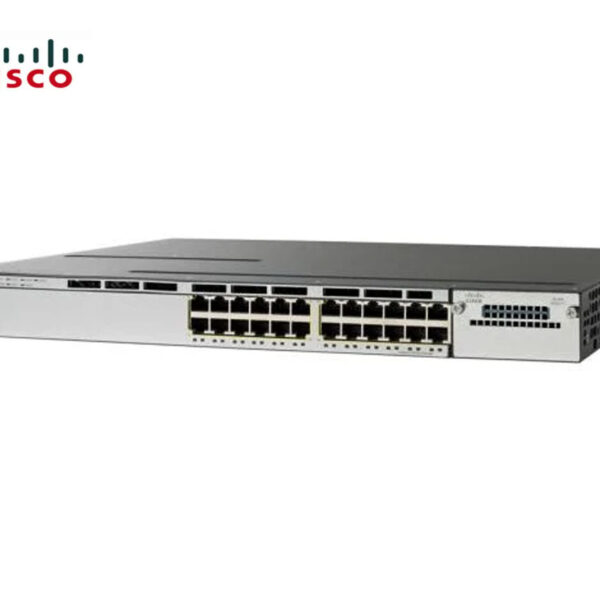 SWITCH ETH 24P 1GBE CISCO 3750X  2x350w 2xFAN LAN Base Refurbished