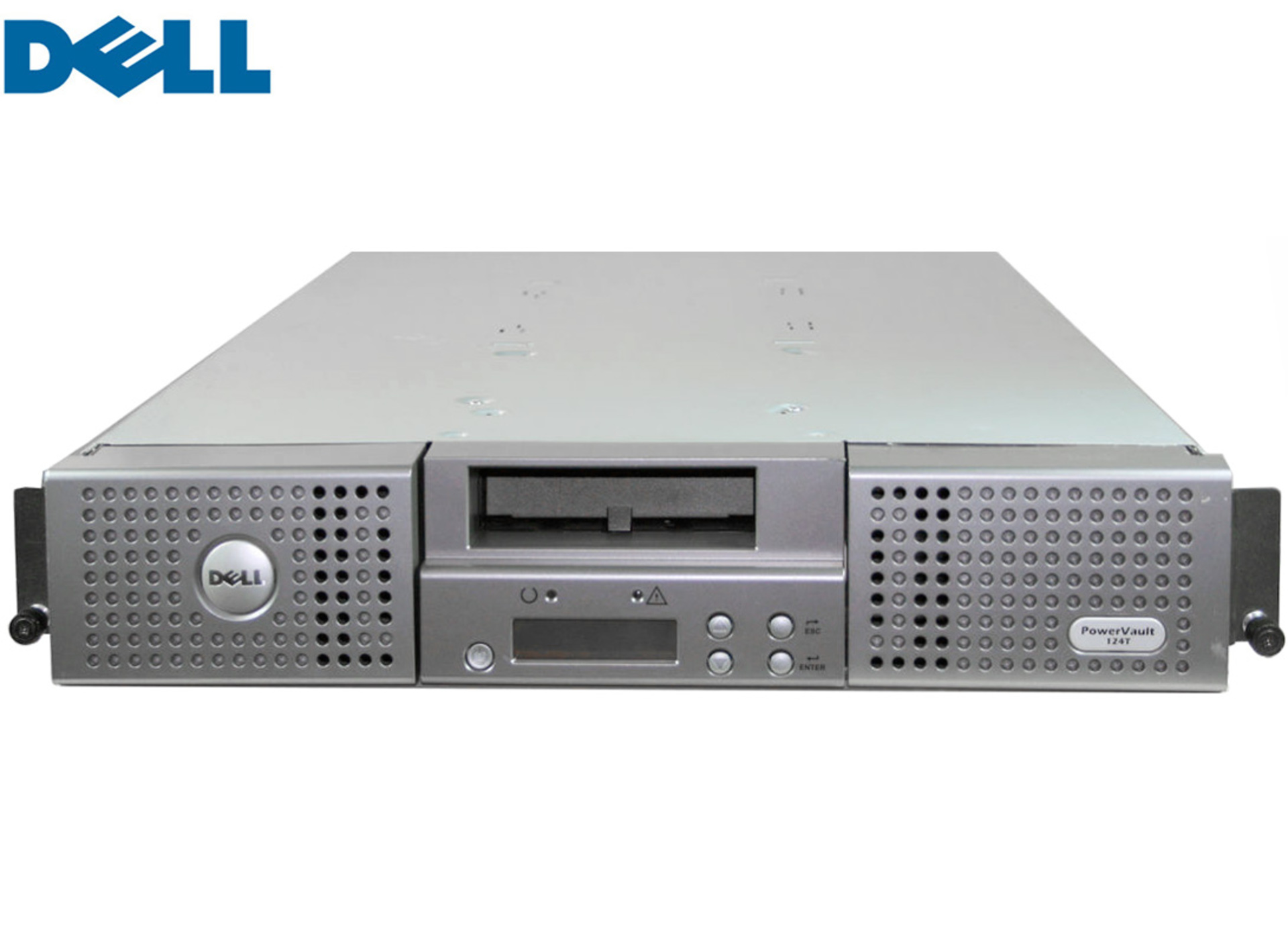 TAPE LIBRARY DELL POWERVAULT 124T 2U WITH 1xLTO3 DRIVE/1xMAG Refurbished TAPE LIBRARY DELL POWERVAULT 124T 2U WITH 1xLTO3 DRIVE/1xMAG Refurbished