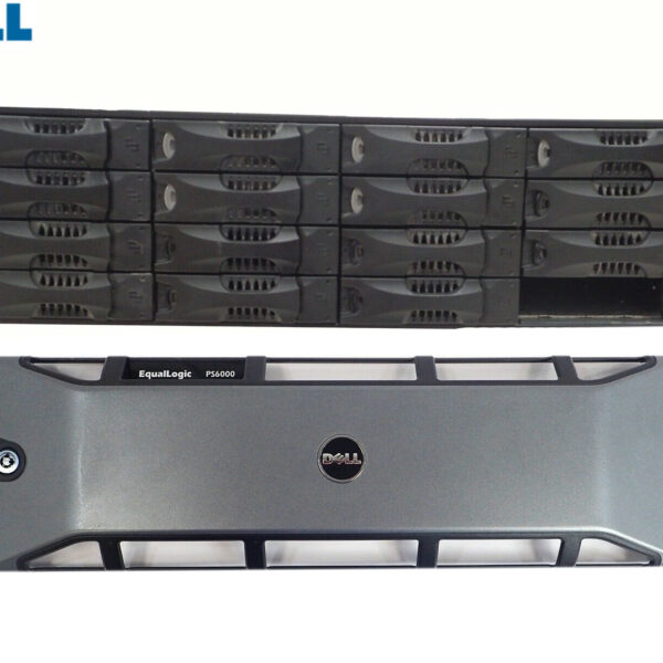 STORAGE DELL EQUALLOGIC PS6000 16xLFF DAC 2xPSU 8xiSCSI 1Gbe Refurbished