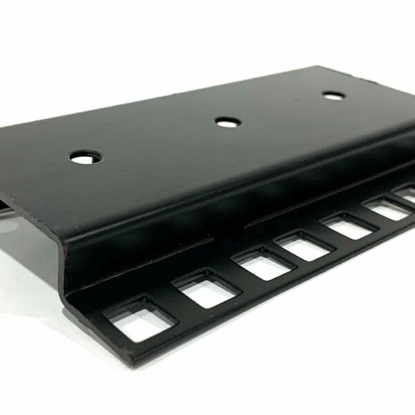 RACK RAIL 42U RACK SQUARE HOLES BLACK Refurbished