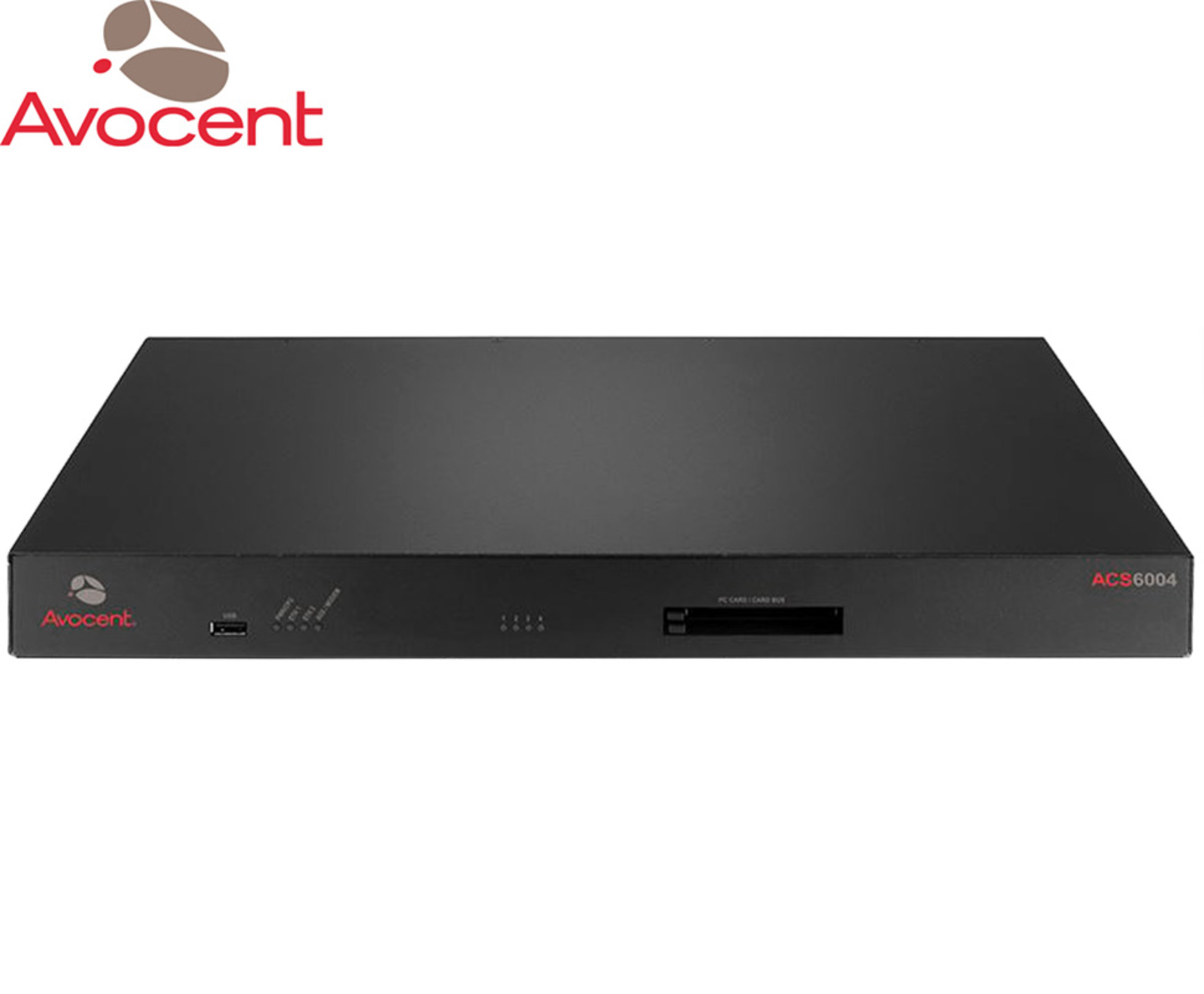 KVM AVOCENT ACS 6004 4-Port Console Server W/MODEM/SINGLE AC Refurbished