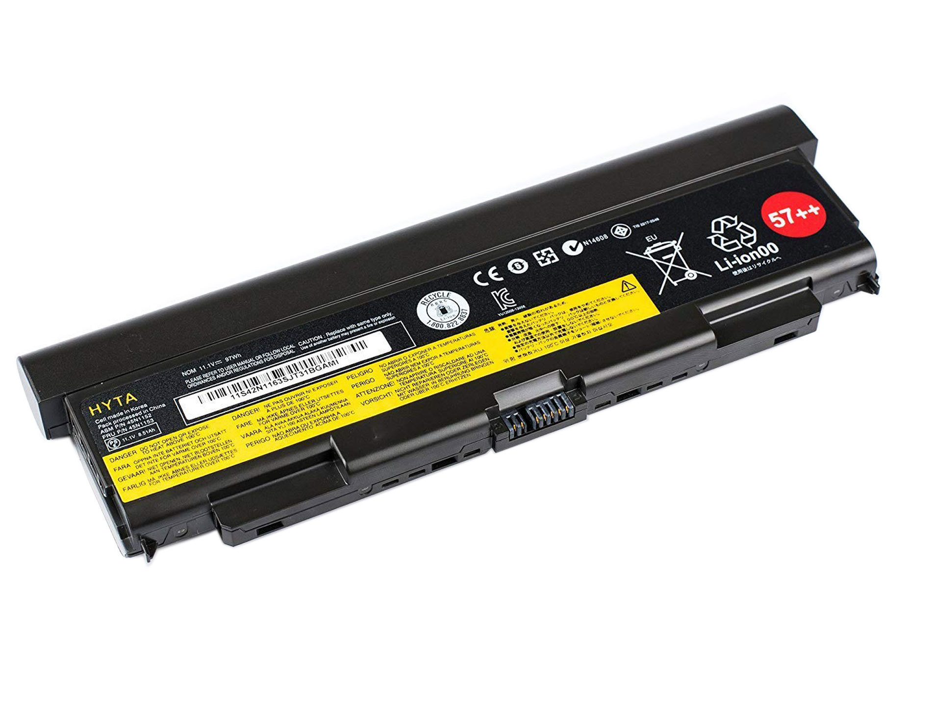 IBM THINKPAD T440P T540P L440 L540 BATTERY 6CELL - 45N1158 Refurbished