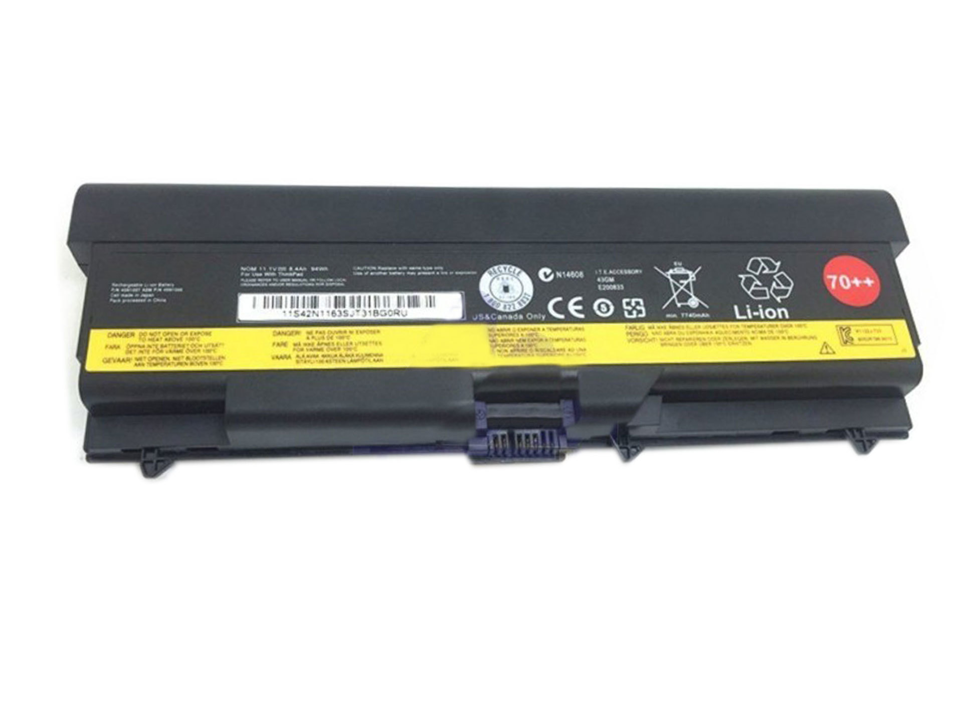 IBM THINKPAD T430 T530 T530i L530 W530 BATTERY 6 CELLS NEW Refurbished