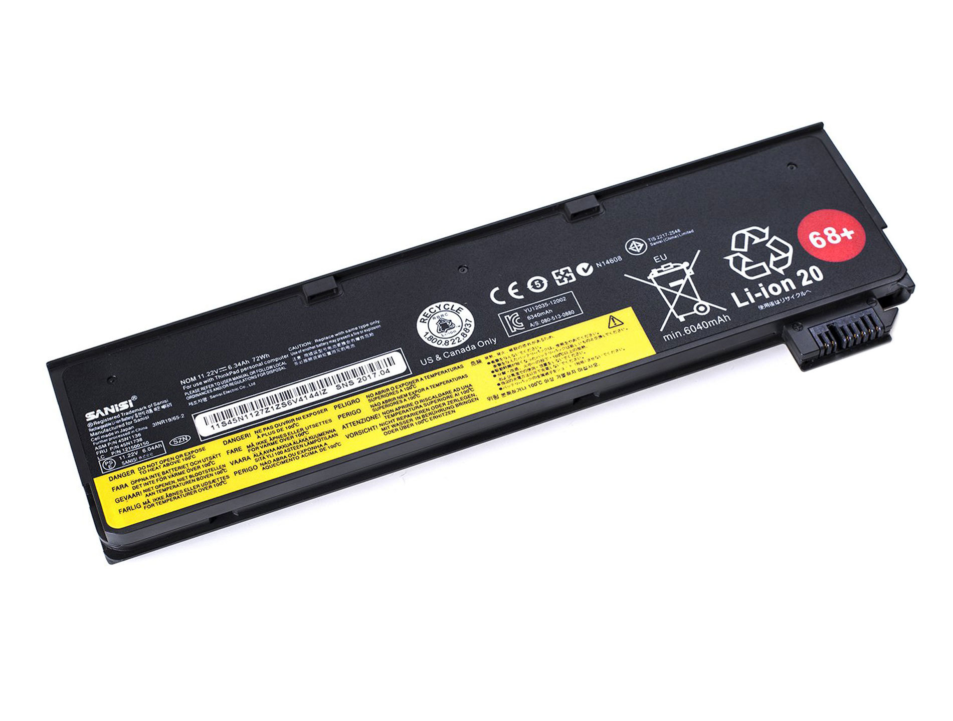 IBM THINKPAD X240 X250 X260 T440 T440S T450 BATTERY - NEW Refurbished
