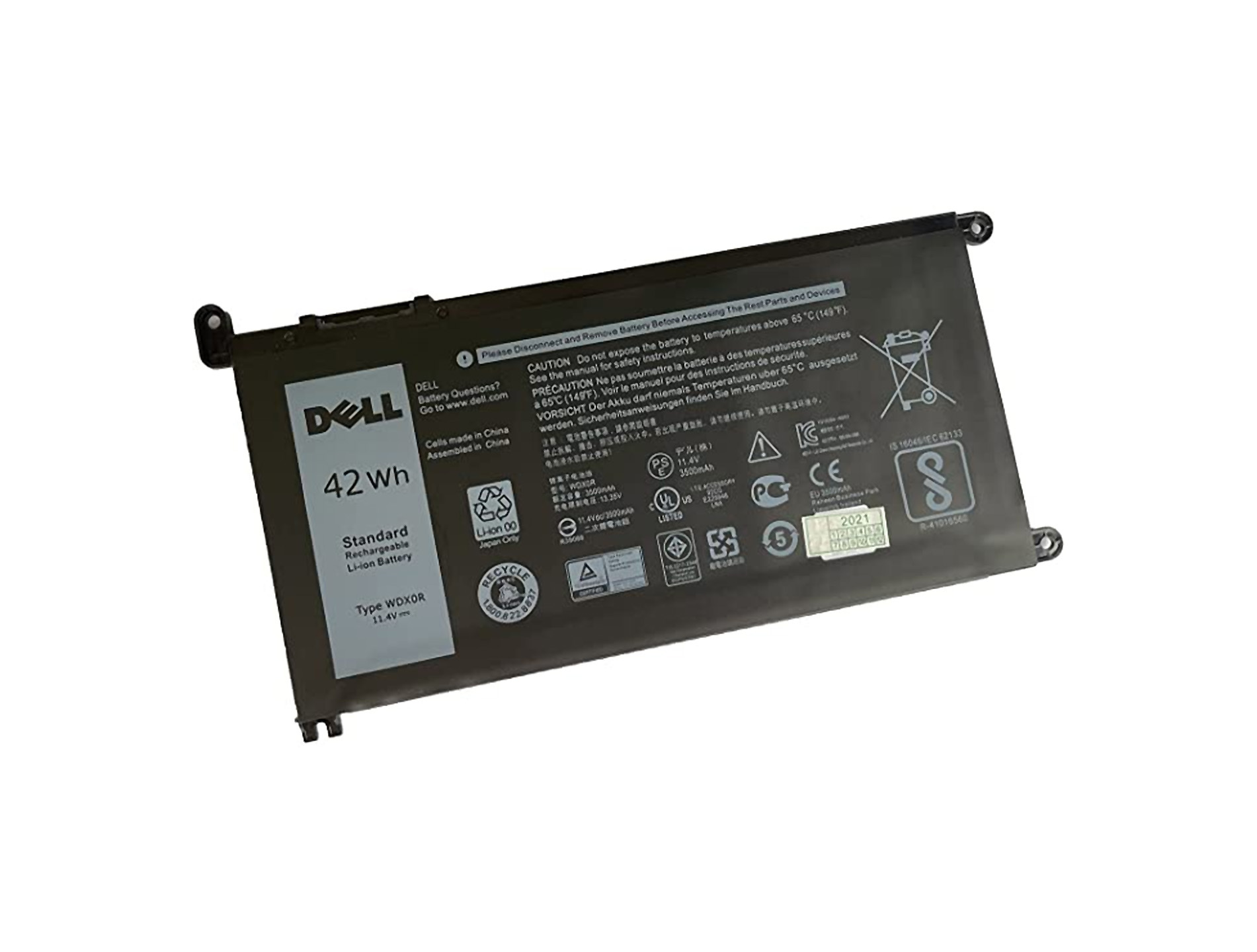 DELL INSPIRON 15 5567 5568 13 7368 7569 7579 BATTERY - WDX0R Refurbished