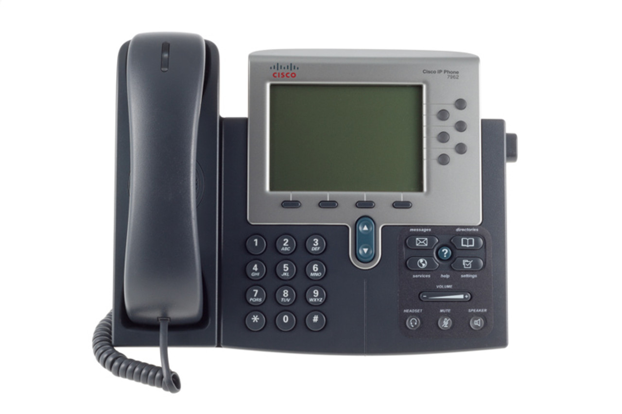 IP PHONE CISCO UNIFIED CP-7962G NEW Refurbished IP PHONE CISCO UNIFIED CP-7962G NEW Refurbished