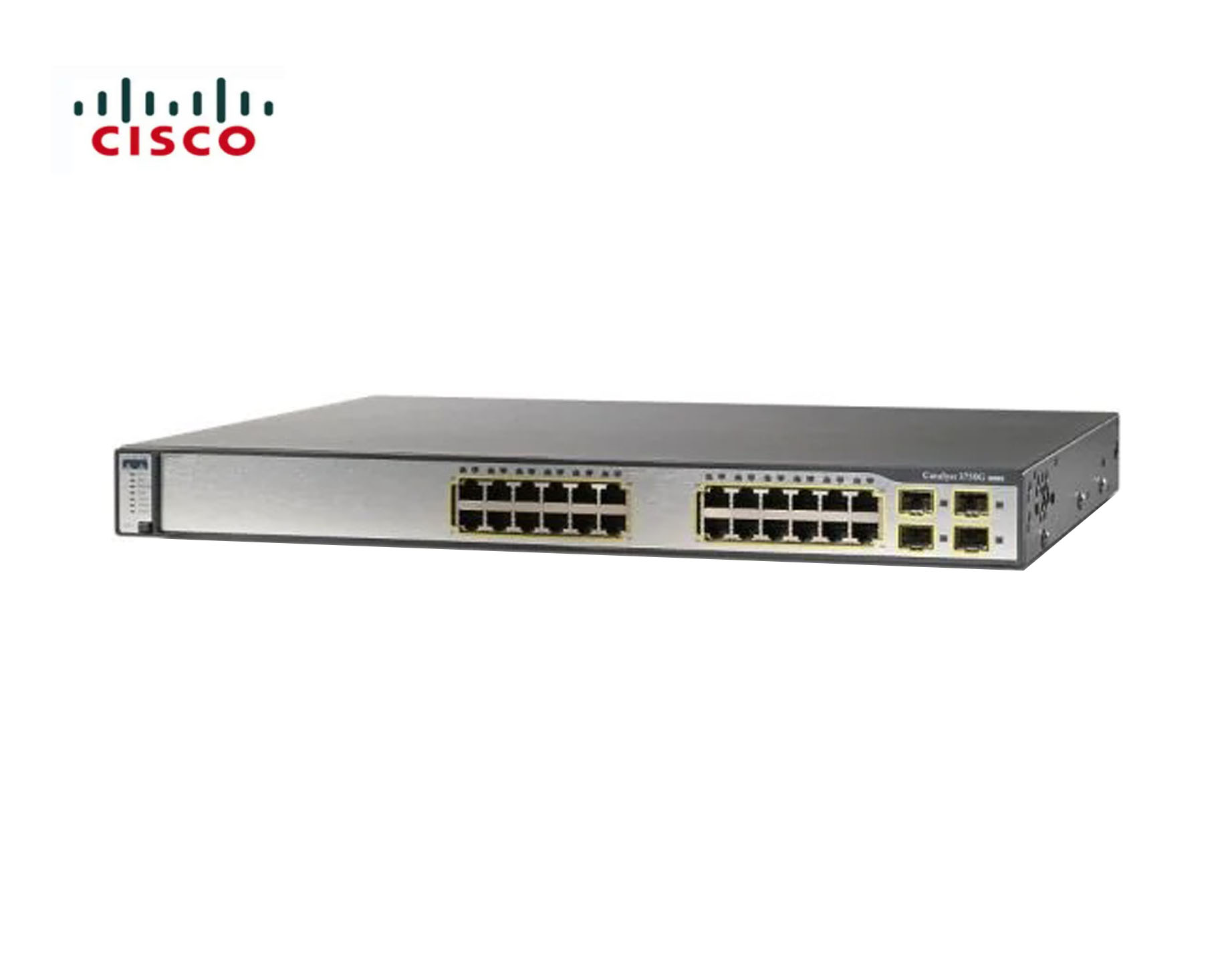 SWITCH ETH 24P 1GB & 4x1GB SFP CISCO C3750G NEW Refurbished