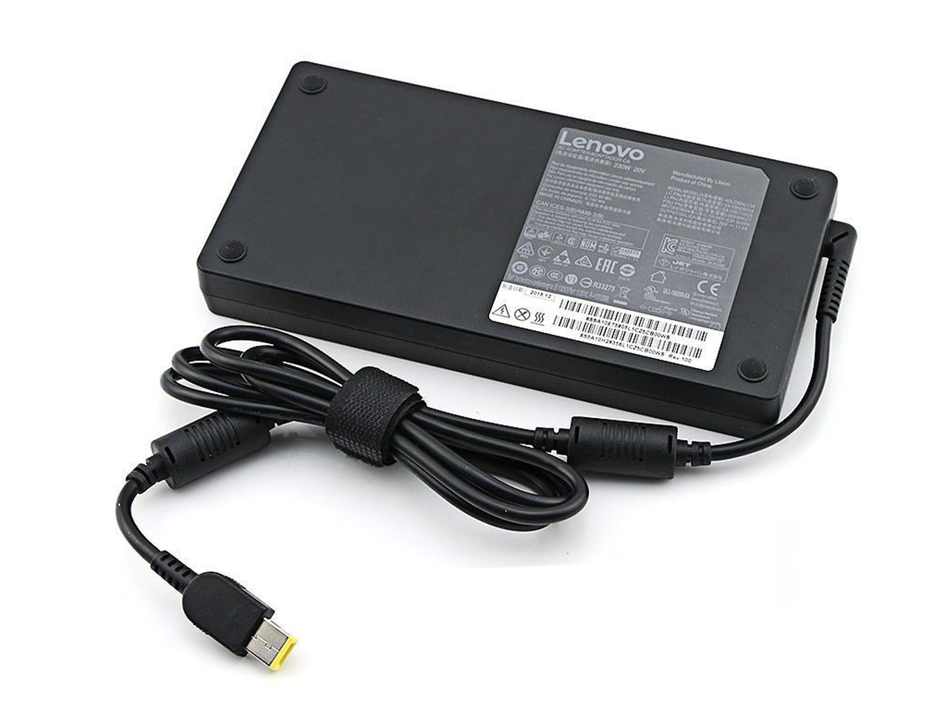AC ADAPTER REPLACEMENT LENOVO 20.0V/11.5A/230W YELLOW SQUARE Refurbished
