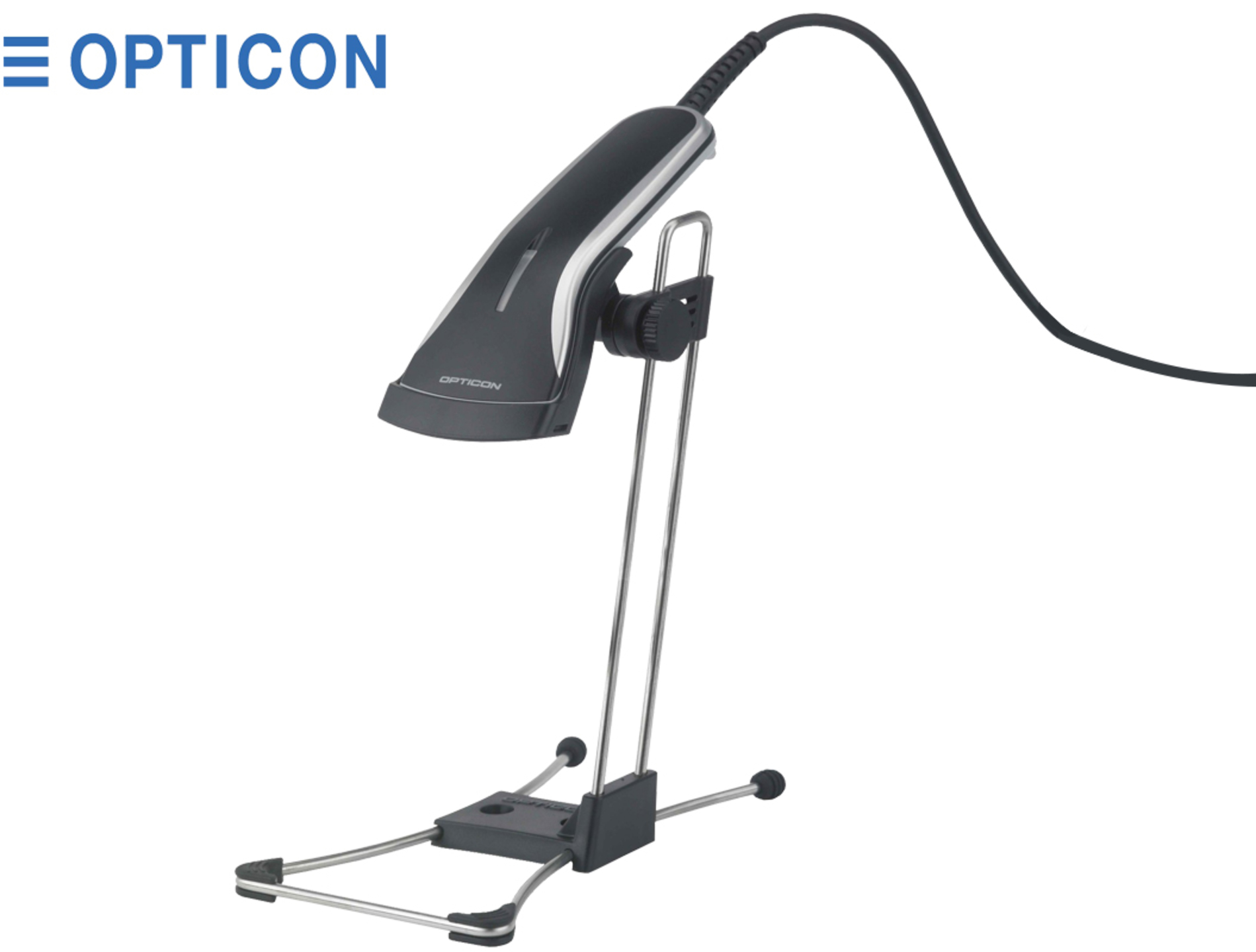 POS BARCODE SCANNER OPTICON OPR 2001Z 1D W. STAND NEW Refurbished