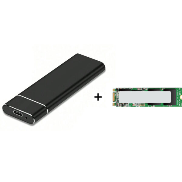 EXTERNAL CASE WITH SSD 1TB M2 SATA 3 NEW Refurbished