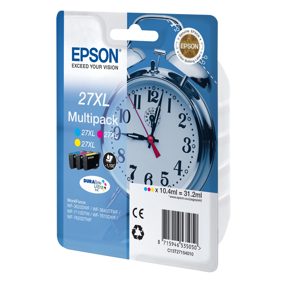 Epson Μελάνι Inkjet Series 27 XL Multipack 3-color (C13T27154012) (EPST271540) - SCAX Epson Μελάνι Inkjet Series 27 XL Multipack 3-color (C13T27154012) (EPST271540) - SCAX