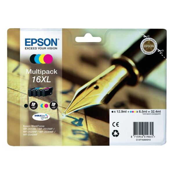 Epson Μελάνι Inkjet No.16 XL Multipack (C13T16364012) (EPST163640) - SCAX
